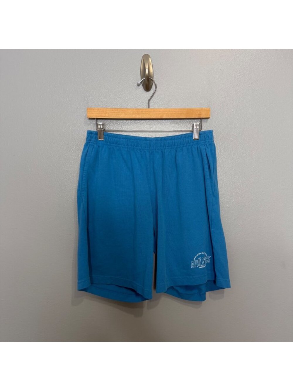 SPORTY & RICH men's knit sweat shorts size M